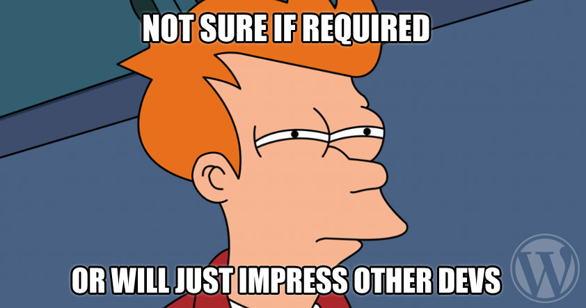 Not sure if required or will just impress other devs