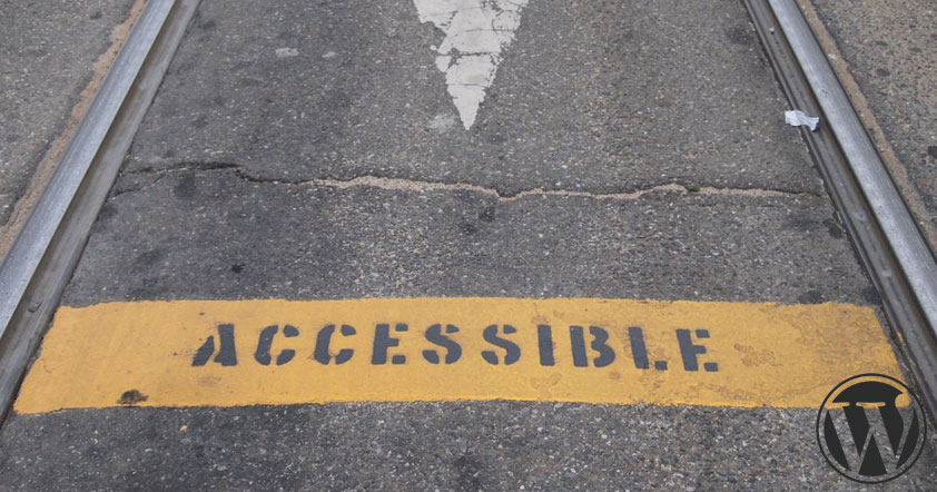 A road with a accessible painted in yellow
