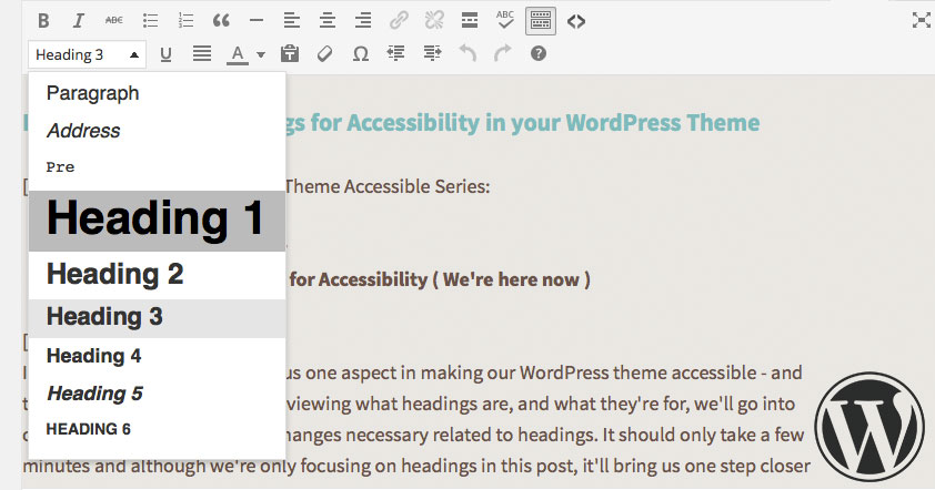 How to organize headings for accessibility
