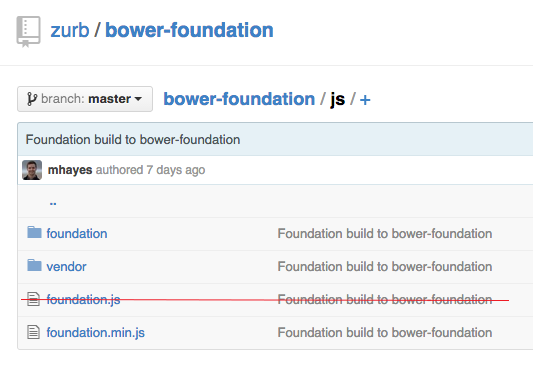 Bower Foundation Repo JS