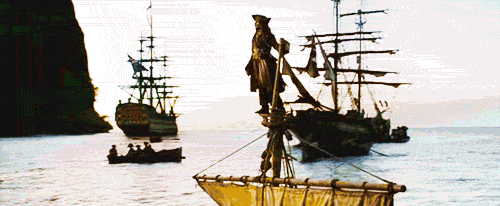 Sinking Jack Sparrow Gif