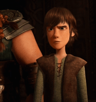 Hiccup from HTTYD doing a face palm.